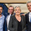 Marine Le Pen, Matteo Salvini, Geert Wilders, Harald Vilimsky